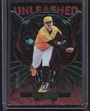 2025 Donruss #20 Paul Skenes Unleashed Red Ice # 1 of /149 Bookend