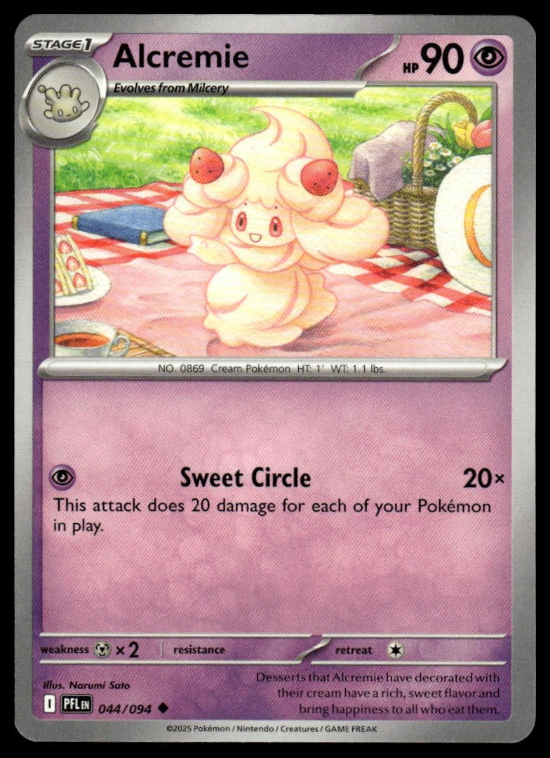 Pokemon Phantasmal Flames #044/094 Alcremie