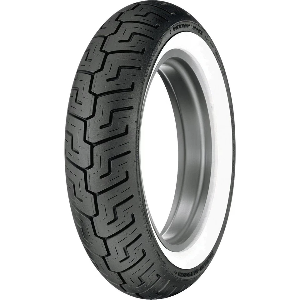 Dunlop Harley Davidson D401 Whitewall Rear Tire - Wide Whitewall / 150/80B-16 - Изображение 2 из 4