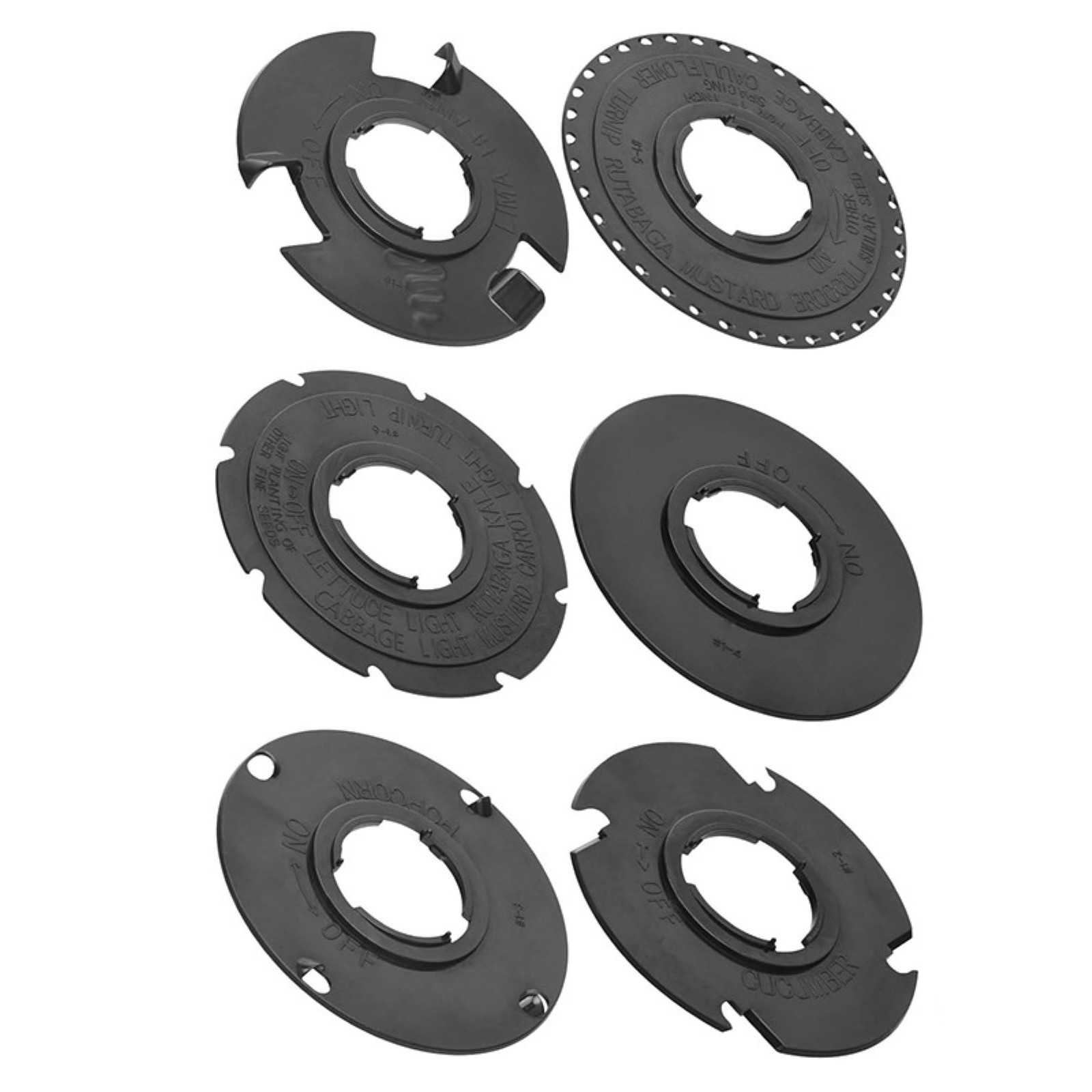 60010 Optional Sowing Plate Set For EarthWay 1001-B Sowing Wide Range of Crops