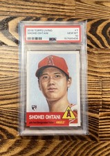 2018 Topps Living Rookie Shohei Ohtani #7 PSA 10