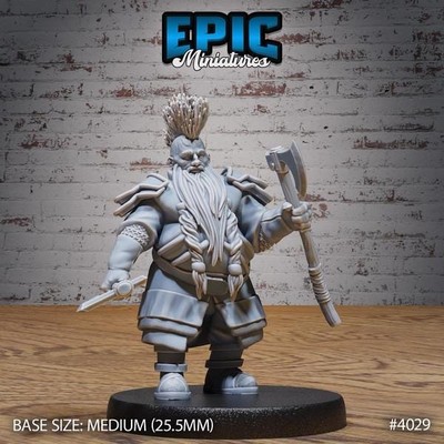Nachtwache Miniatur Set | 28mm & 32mm Bogenschütze Zwerg und Garde NPC Figuren für