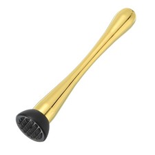 9 Inch Stainless Steel Cocktail Muddler Drink Muddler Bar Tool Gold