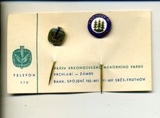 Przypinki--2 sztuki--CSSR--Ratunek górski---1967--Czechy