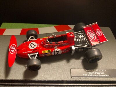 March 711 Monaco GP 1971 R. Peterson Formula 1 Diecast in 1/43