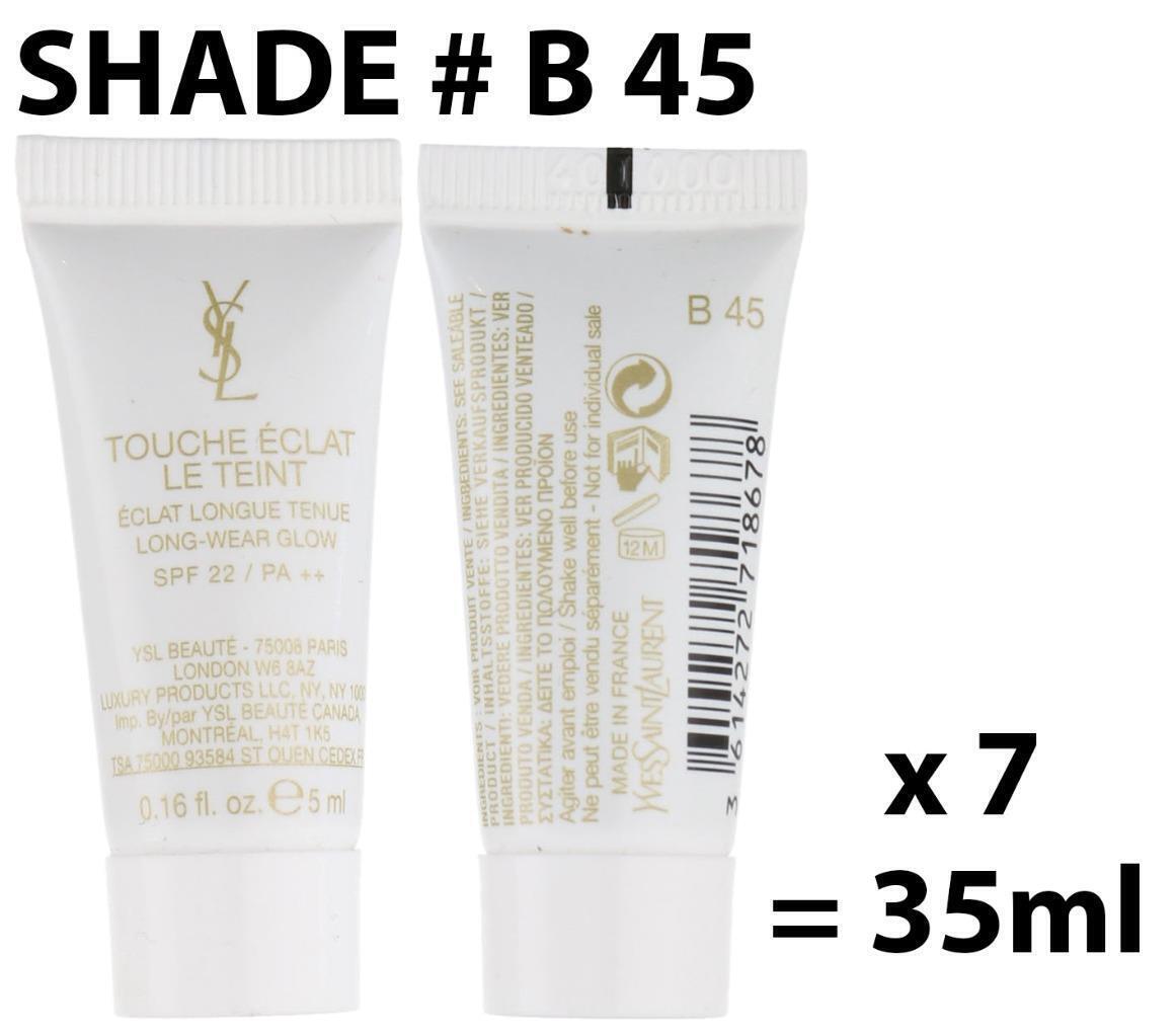 x YSL Touche Eclat Le Teint Shade B45 SPF 22 PA++ 35ml (7 x