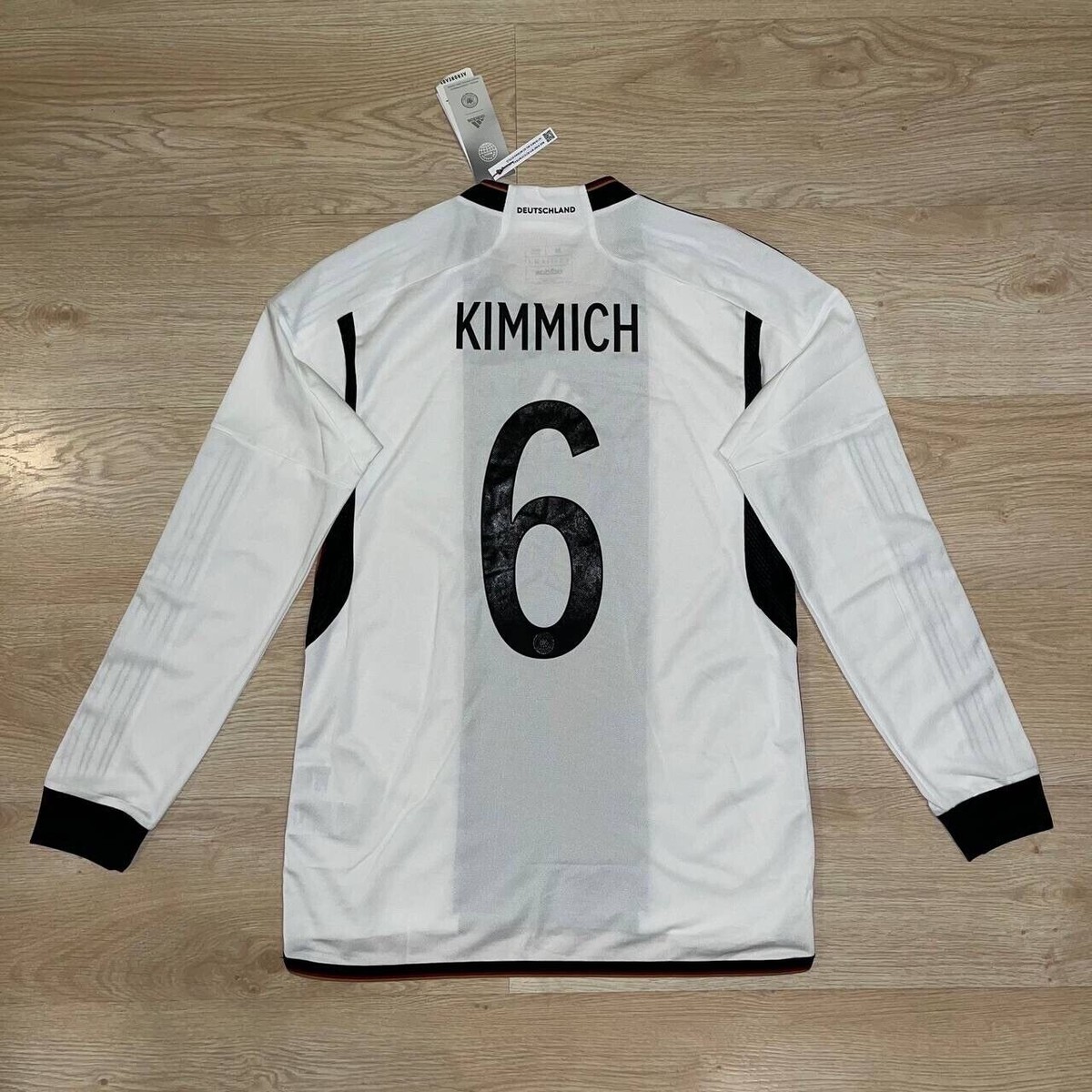 GERMANY ADIDAS 22 WORLD CUP FOOTBALL SOCCER HOME JERSEY #6 KIMMICH