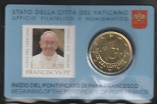 Vaticano - STAMP - COIN CARD 50 CENT NUM.3