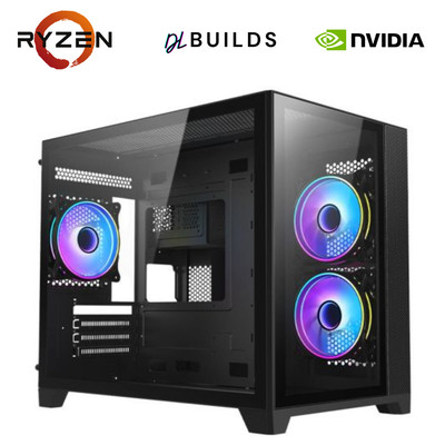 NVIDIA RTX 4060, 32GB DDR5, M.2 SSD, WLAN, RGB LEISTUNGSSTARKER RYZEN GAMING PC, WIN 11