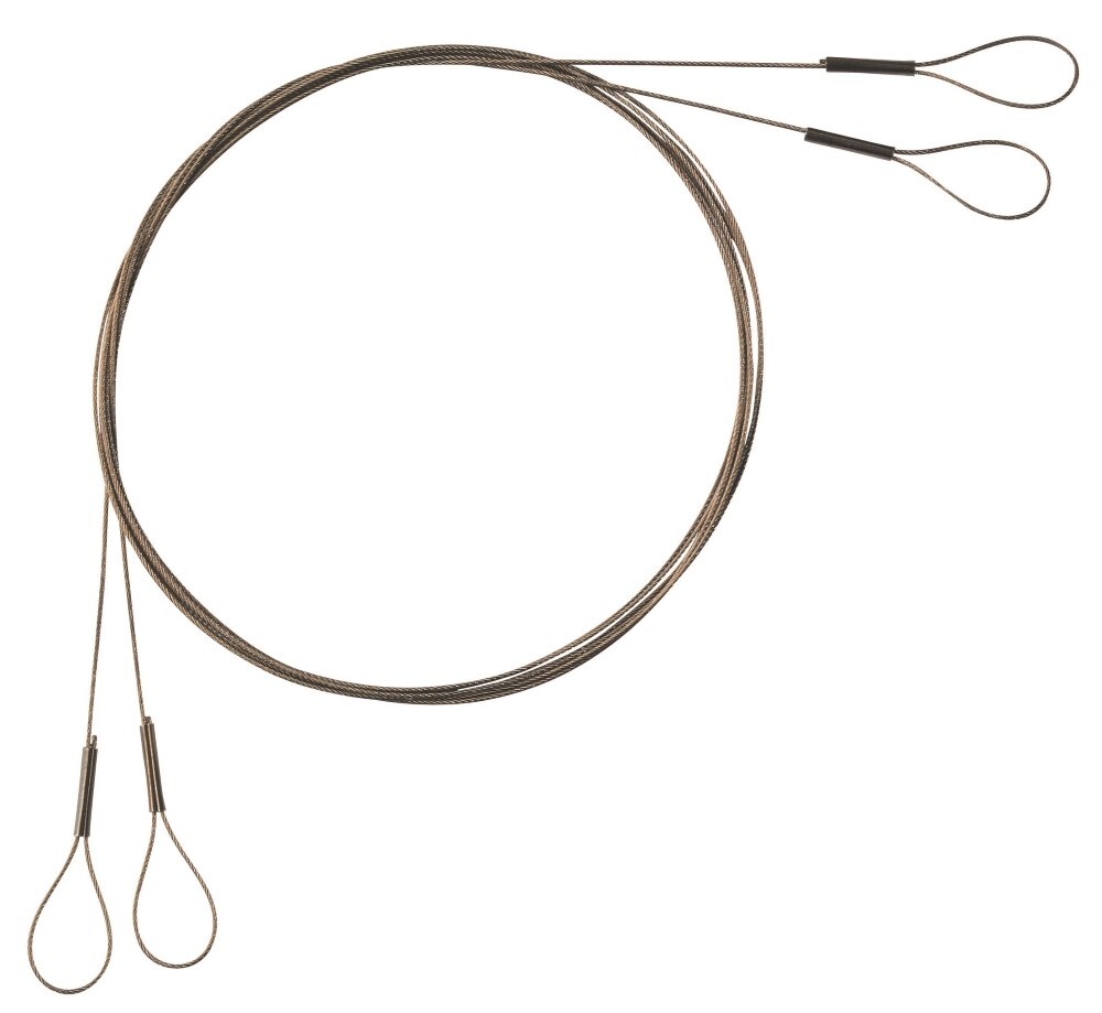 Balzer 7x7 Niroflex Stahlvorfach mit Doppelschlaufe 50 - 70 см из Раубфишворфаха