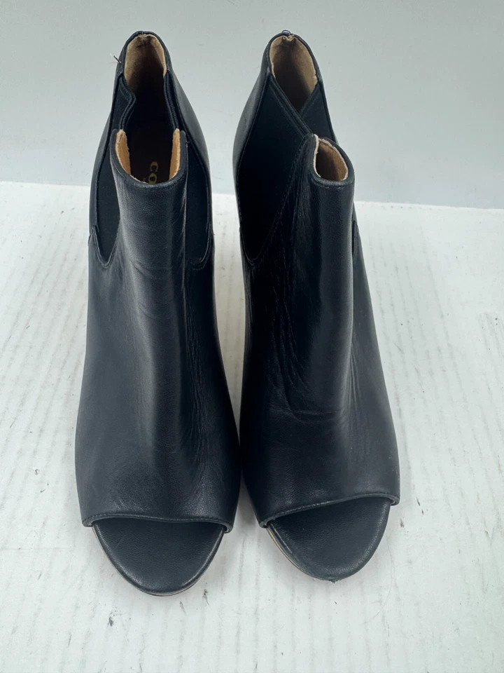 Coach Adranna Women's Sandals Sz 8.5 Black Leather Open Toe Heeled Sandals Shoes - Image 4 of 4