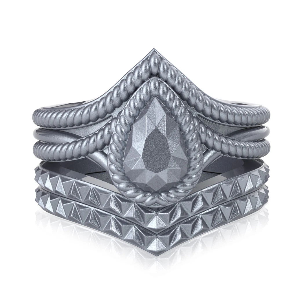 Rubber stackable hotsell rings