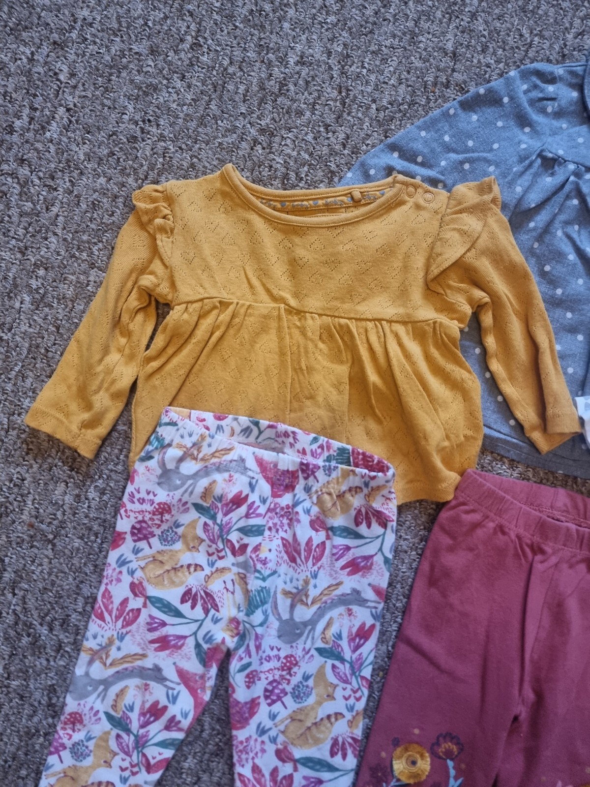 03 Months Baby Girl Clothes Bundle Tops Leggings Outfits Tu Nutmeg