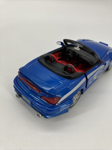 Honda S2000 Convertible Blue Car SCALE 1:24 SCALE MAISTO - Picture 4 of 8