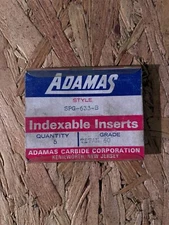 5 pcs. SPG633-B GR Titan 60 ADAMAS INDEXABLE carbide INSERT USA