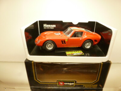 【1/18スケール】Bburago Ferrari 250GTO 1962 BBURAGO 3011 FERRARI 250 GTO 1962 #96 - RED 1:18 rare - GOOD
