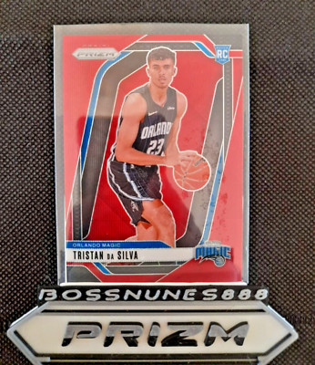 2024-25 Panini Prizm - Tristan da Silva #256 Ruby Wave Prizm (RC)