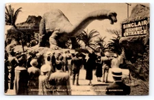 'Dino' Sinclair Oil Dinosaur Exhibit Brontosaurus 1933 Chicago World's Fair PC