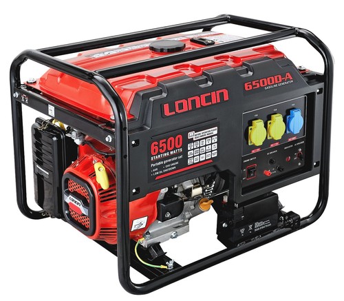 New Loncin LC6500D-AS5 Generator With Electric Start Essex 01277-222382