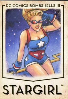 DC Comics Bombshells 3 Gold Base #19 Stargirl
