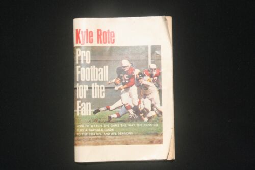 Pro Football for the Fan Abridged Edition by Kyle Rote (1964, Paperback) - Picture 1 of 8