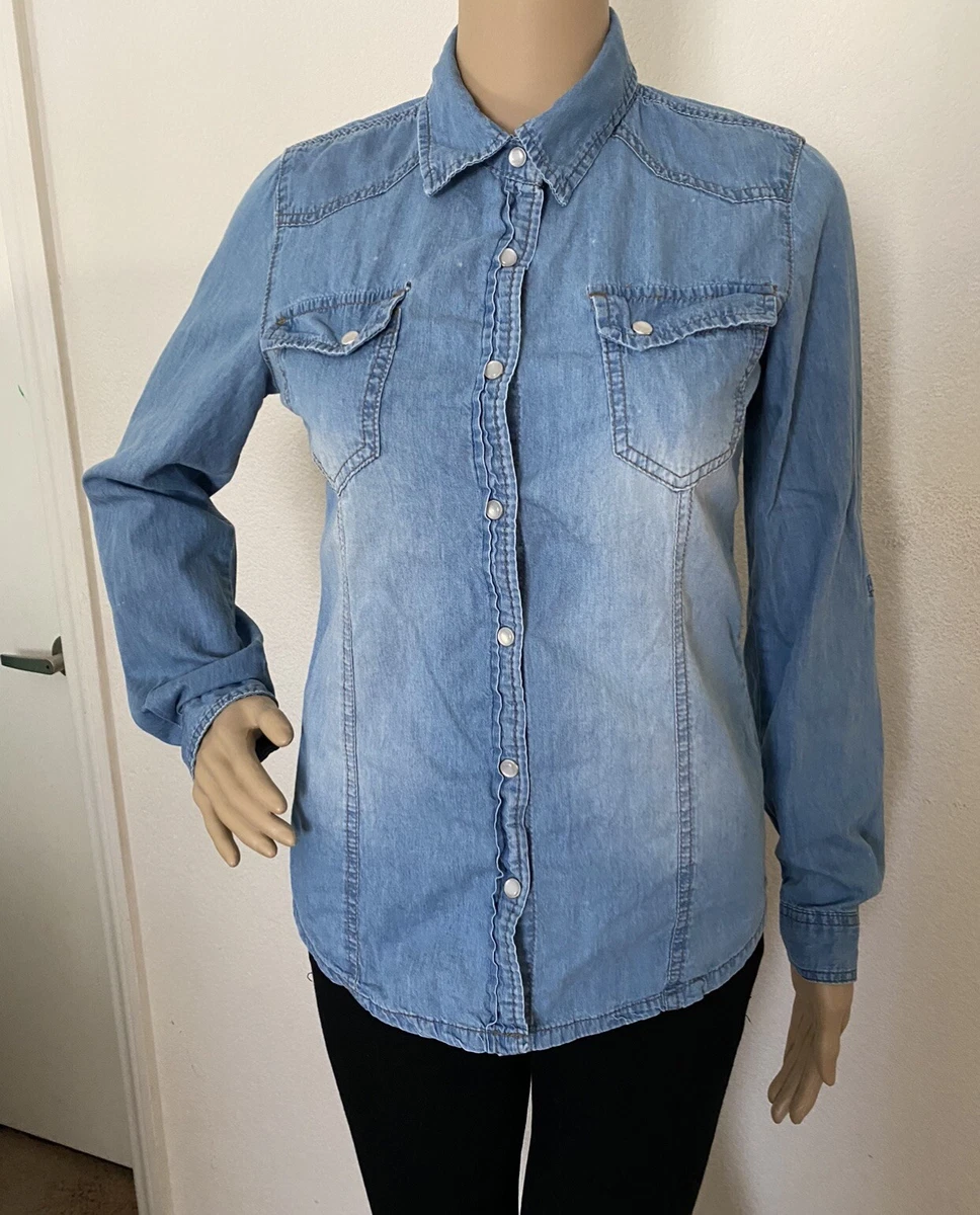 New look ladies store denim shirt