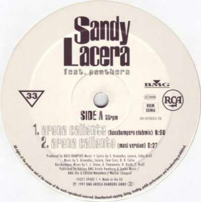 Sandy Lacera Feat. Panthera - Arena Caliente 12'' Vinyl Schallplatte 1