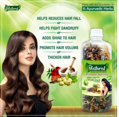 BNSN Natural Jadibuti Mix For Hair Oil | Make Your Own Hair Oil DRY Jadi Buti Mi