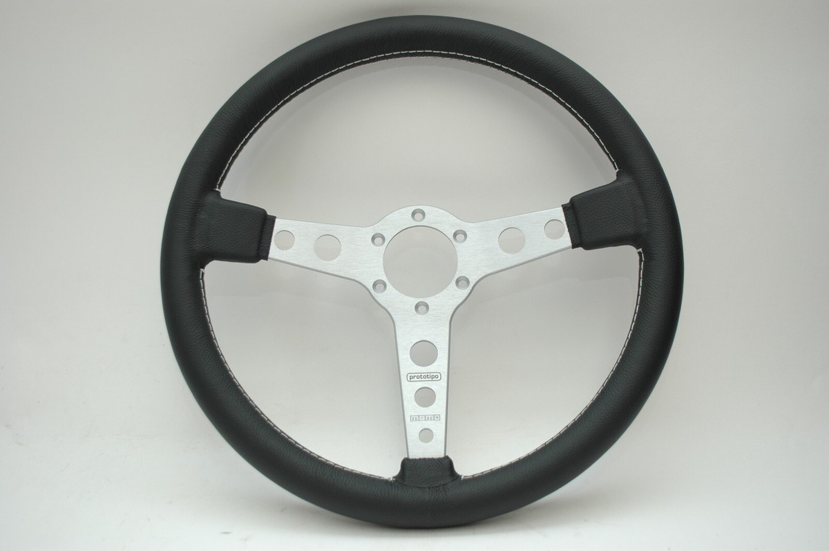 Porsche 911 930 74-89 MOMO Prototipo Steering Wheel Silver 370mm w