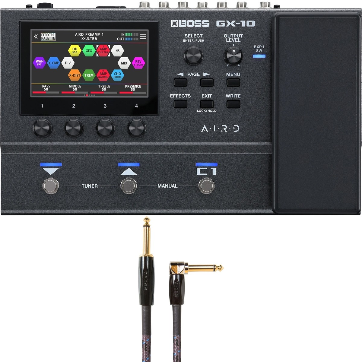 BOSS GX-10 Guitar / Bass Amps & Effects Processor Pedal w