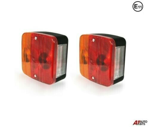 Kit Fanale Posteriore Per Rimorchio Impermeabile 12V/24V, Indicatore Di Direzionefrenoretromarcianebbiacatarifrangente Per Camion Roulotte Furgone 86136796