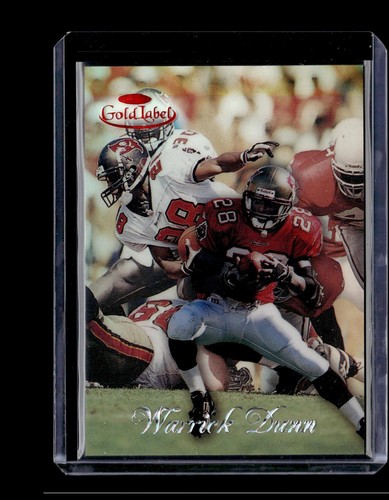 Warrick Dunn [Class 2 Red] #50 1998 Topps Gold Label card