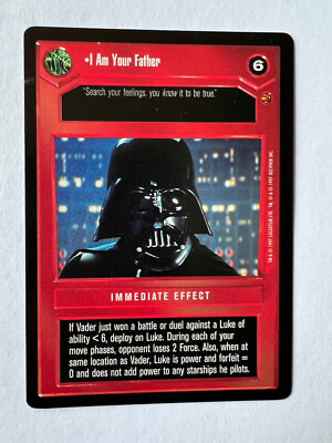 Star Wars CCG Cloud City I Am Your Father SWCCG NM/LP FS Eligible Dollar Rare