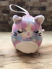 Squishmallows brand 4 Inch Erika the Cat" plush toy/hanging ornament- EUC