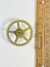 Sessions Clock Movement Strike Side 2nd Wheel (See Pics To ID Mvmt)    (KD2219)