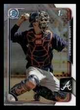 2015 Bowman Draft #41 Lucas Herbert Rookie Chrome Refractors Atlanta Braves