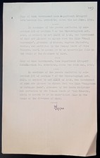 India 1940 Official Order BANNING the movie GHAZI SALAUDDIN in Sind