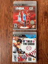 NBA 2K13 (Sony PlayStation 3, 2012); MLB 12 The Show Sony Playstation 3 Combo