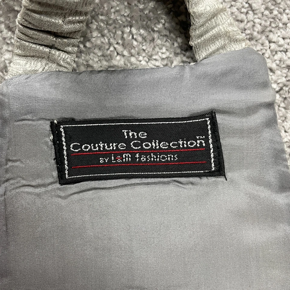 Vestido gris The Couture Collection by Lam Fashions Cummerbund Cummberbund para hombre 34 Foto 4 de 4