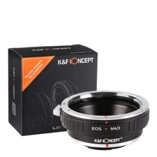 K&F Concept EOS-M4/3 Lens Adapter Canon EOS EF-S mount to Micro 4/3 M4/3 Mount