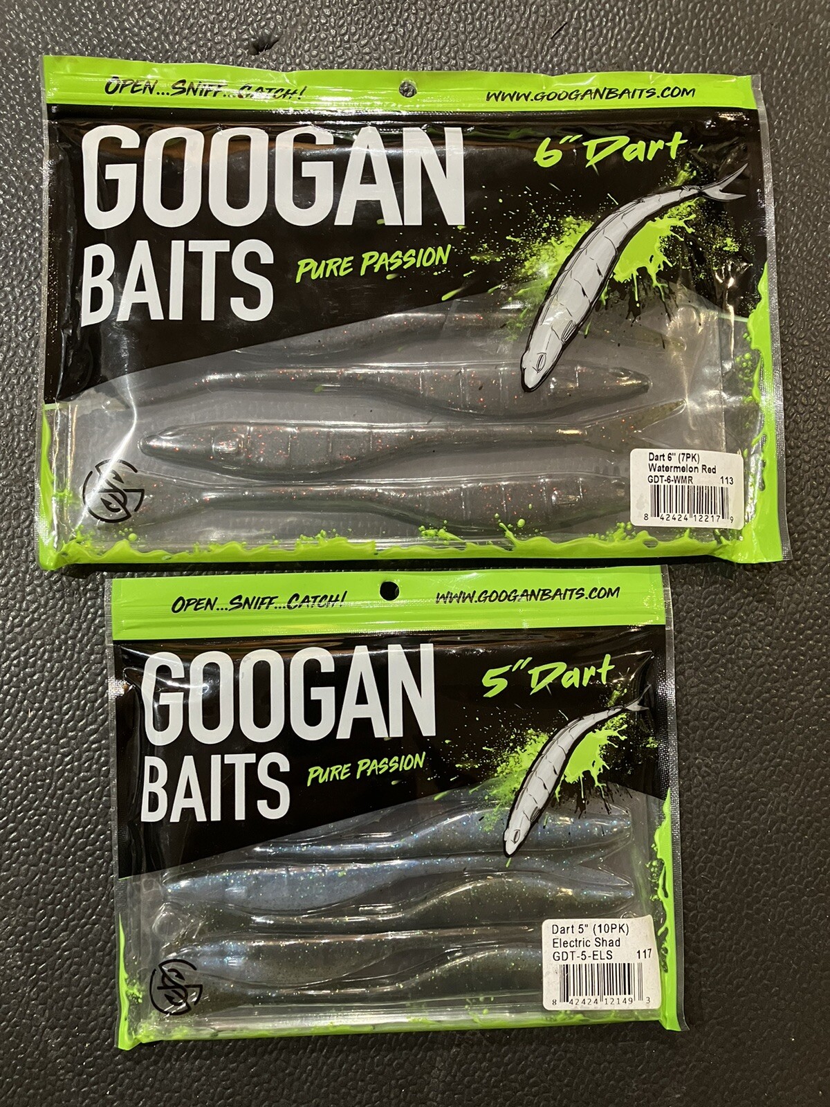 HUGE Lot of 6 GOOGAN 1/2oz Clickbait Dart Tackle Box Skelly Swim Strike King #G$ - Image 3