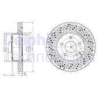 2X Delphi BG4142C Bremsscheibe FüR MERCEDES-BENZ