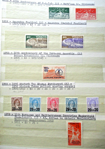 Turkey UM Collection 1957-1970 Sets in Large Stock Book. - Picture 9 of 24