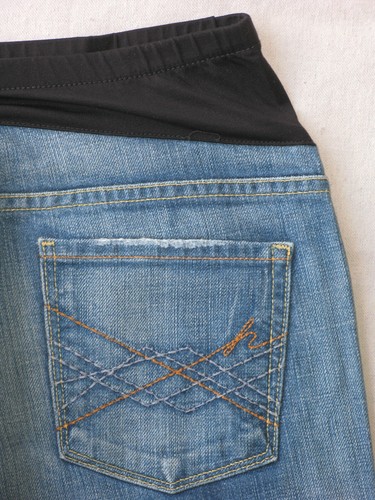 Citizens Humanity Maternity Bootcut Jean Wm Sz 30 Blue Distressed+Stretch L30.75 - Picture 3 of 10