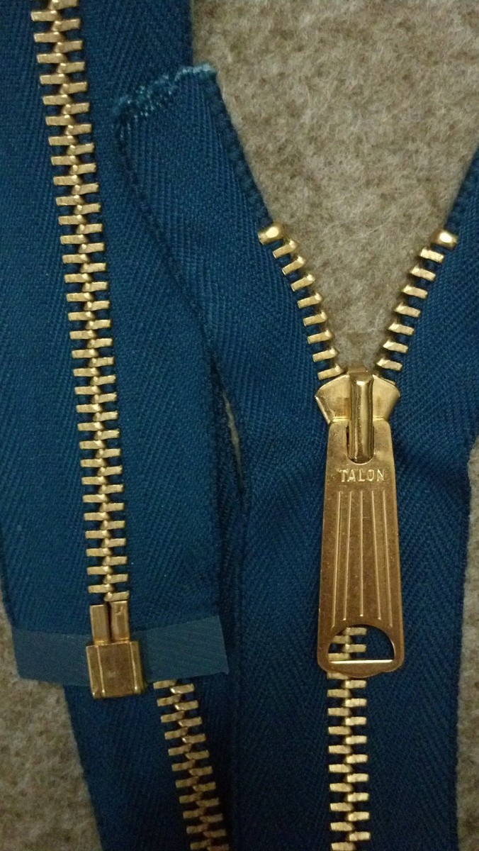 【60s vintage】ジップブルゾン　ハイネック　usa製　棒talon USA 60s ヴィンテージ ジャケット ブルゾン スイングトップ