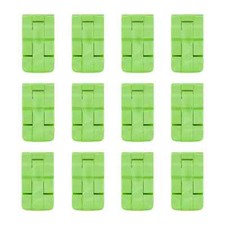Lime Green Pelican 1780 Replacement latch set. 12 latches .