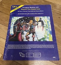Advanced Dungeons & Dragons UK1 Beyond the Crystal Cave Original TSR