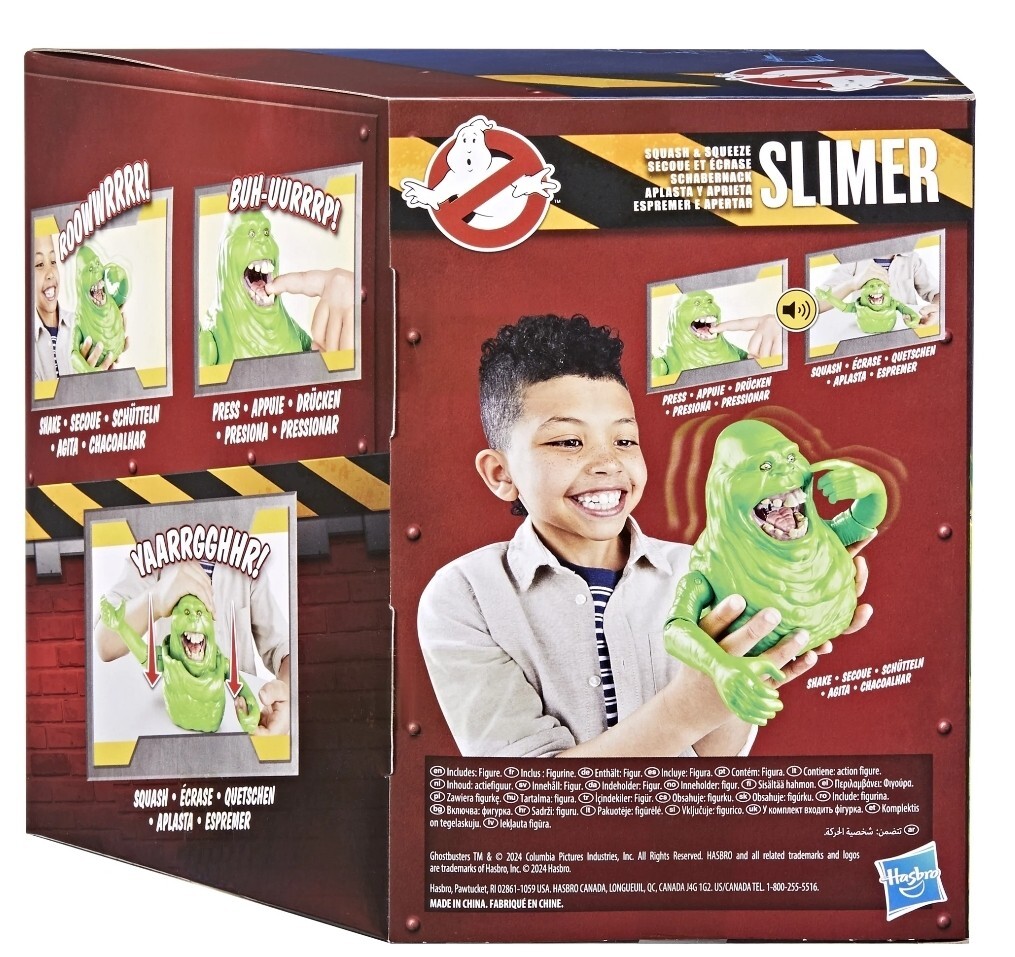 Ghostbusters Slimer Squash & Squeeze Makes 40+ Sounds NEW IN