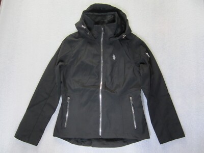 BRAND NEW U.S. POLO DOG HANDLER WOMEN S BLACK JACKET SIZE L WATER WIND RESIST