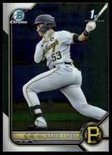 2022 Bowman #BCP-56 Dariel Lopez Chrome Prospects Pittsburgh Pirates